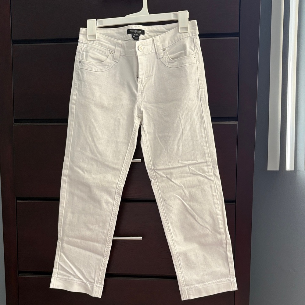 White House Black Market  White Denim Pants